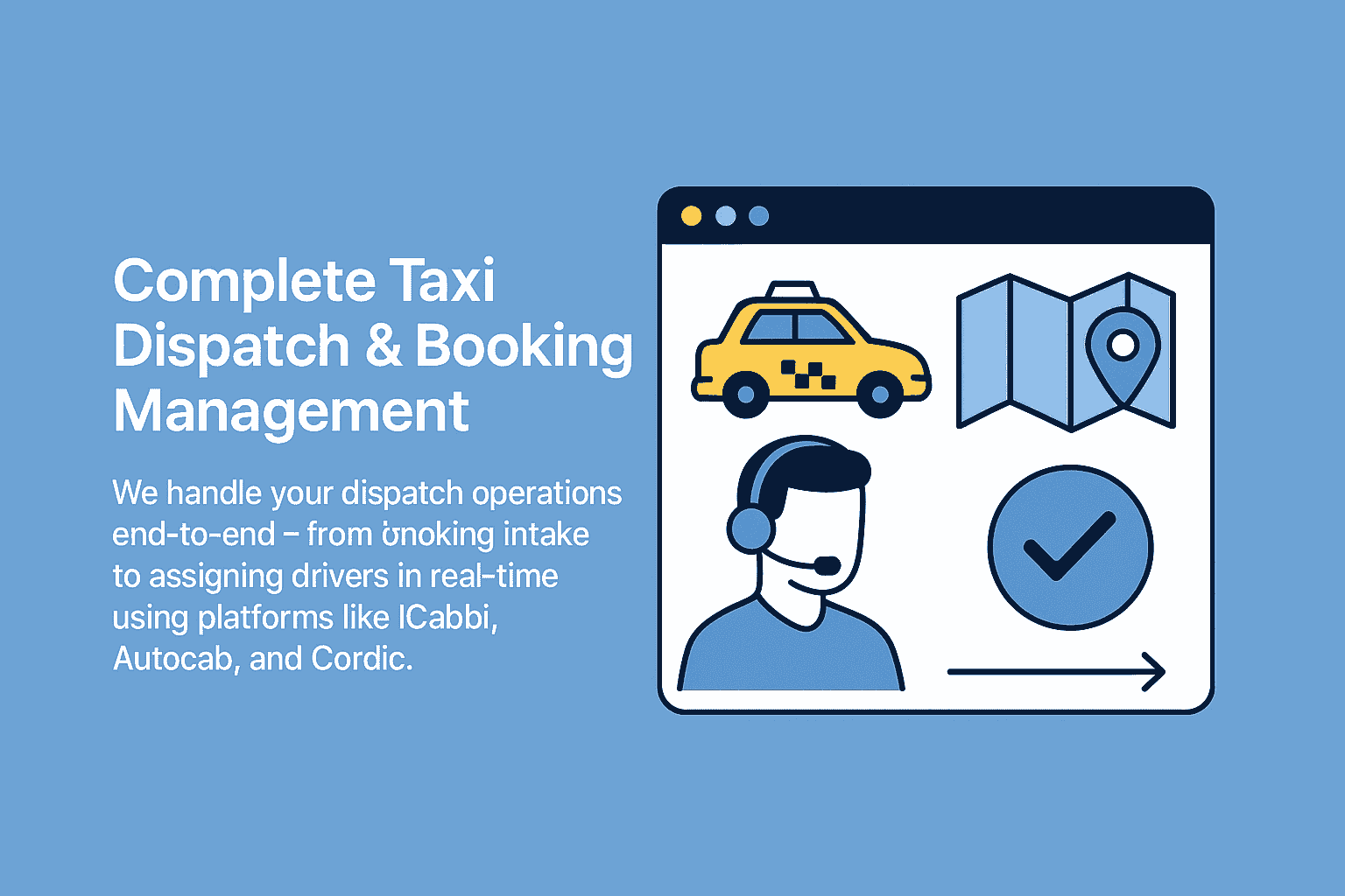 Complete Taxi Dispatch & Booking Management